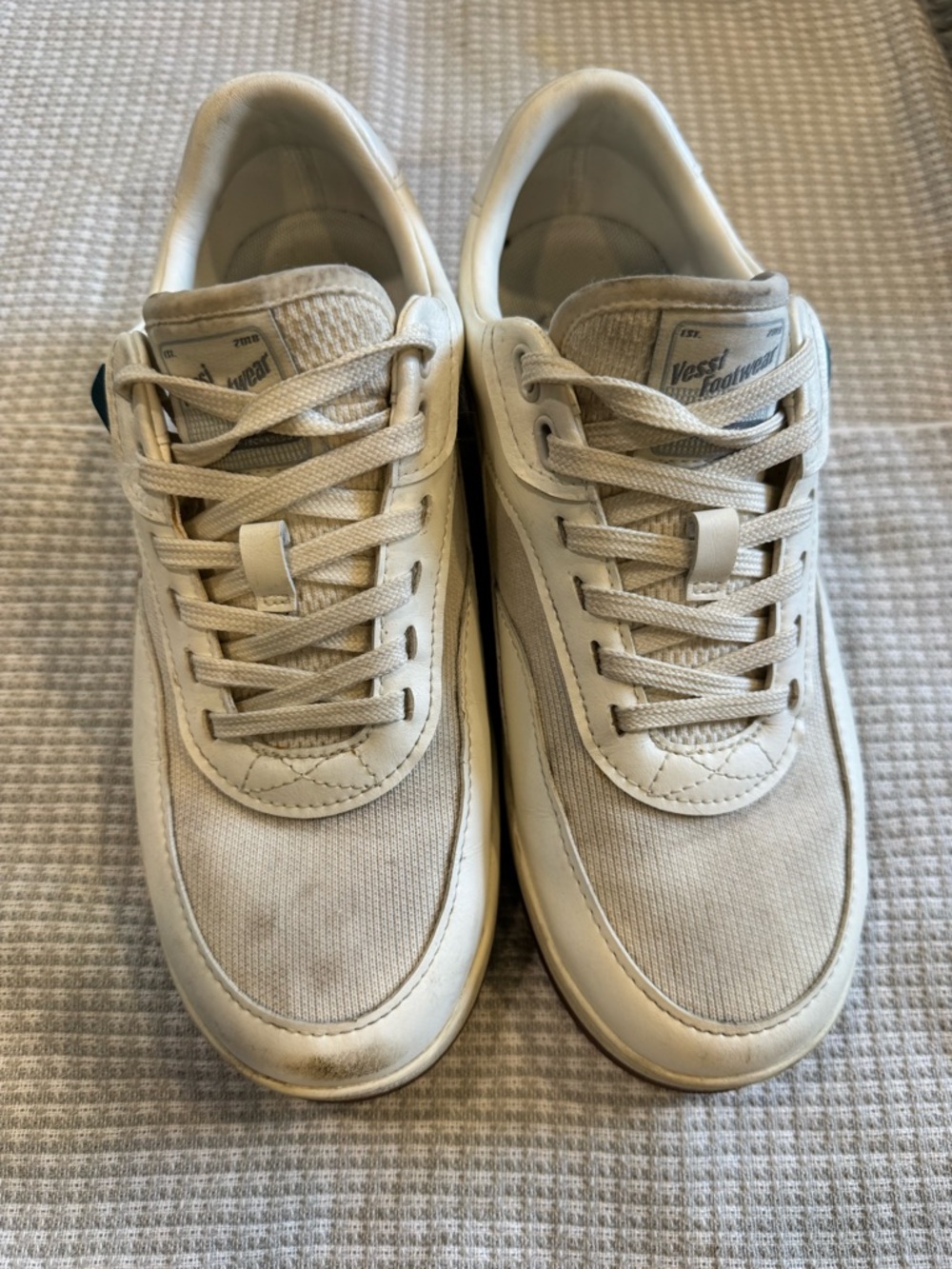 Vessi White Courtside Classic Sneakers